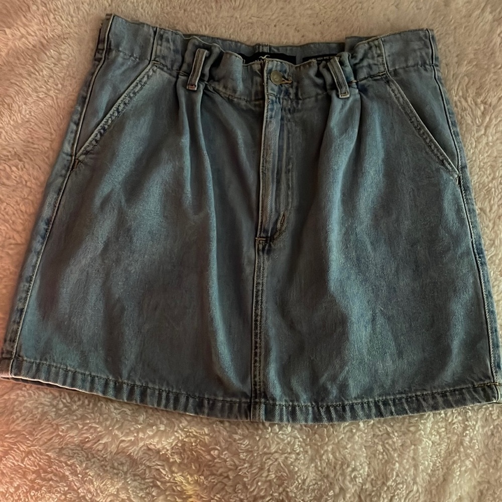 Hollister denim skirt